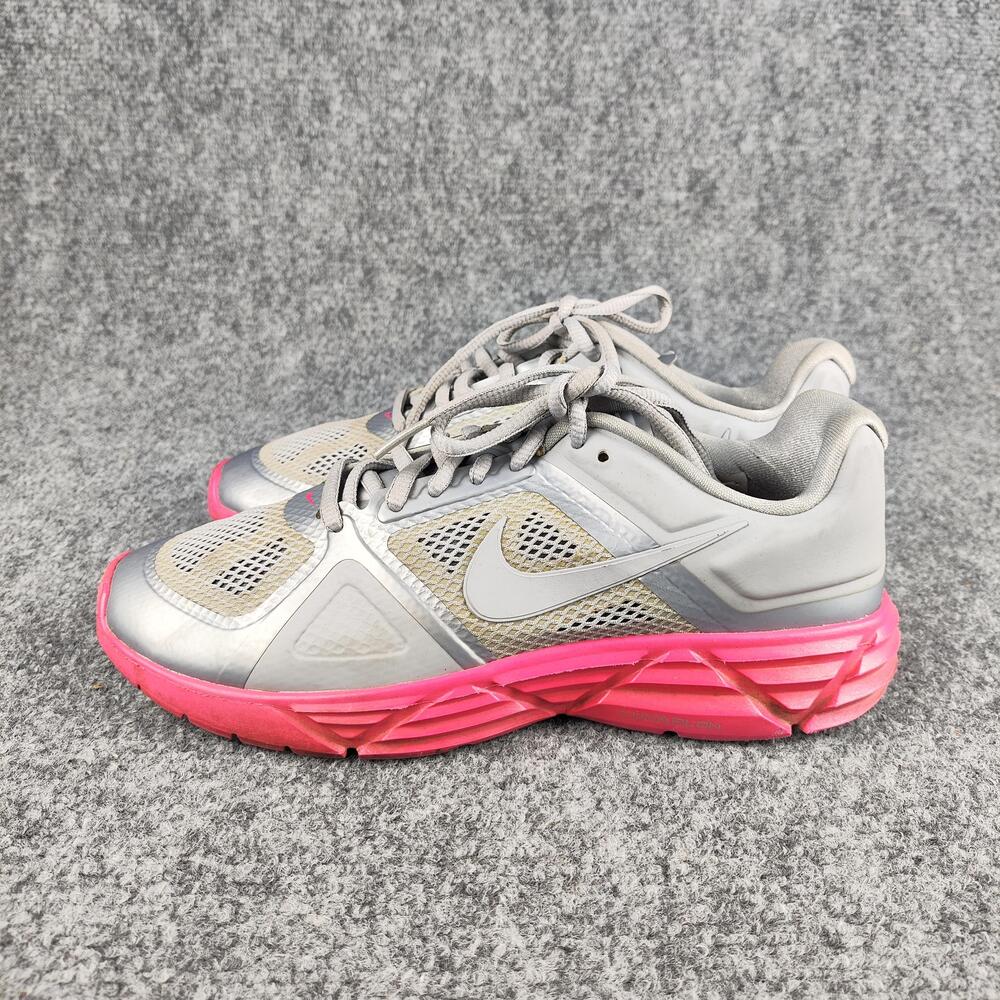 Nike Shoes Womens Size 8 Gray Pink Mesh Running Athletic Sneakers 429787-006